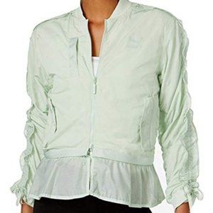 Puma Xtreme Frill Bomber Jacket Mint Green size Medium